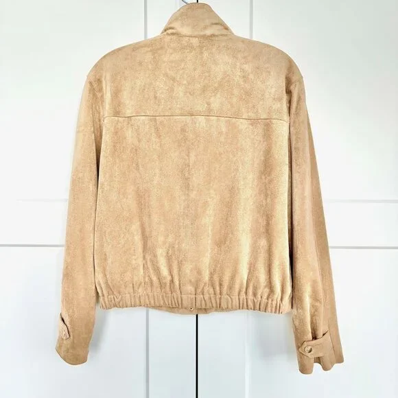 Zara Faux Suede Jacket - Size Small - Picture 3 of 10